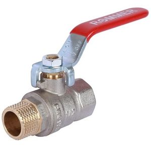 Шаровые краны Rommer RBV-0002 ВР/НР, ручка-рычаг