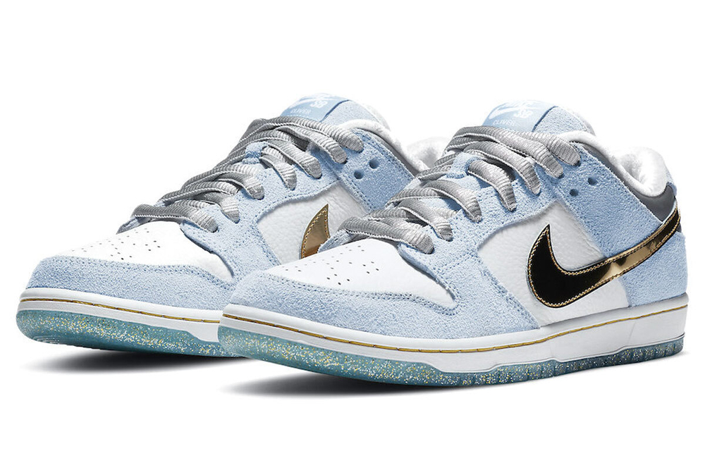 Nike Dunk SB SB Pro QS "Holiday Special" Frozen Blue Valentine's Day non-slip low-top sneakers for men and women the same blue