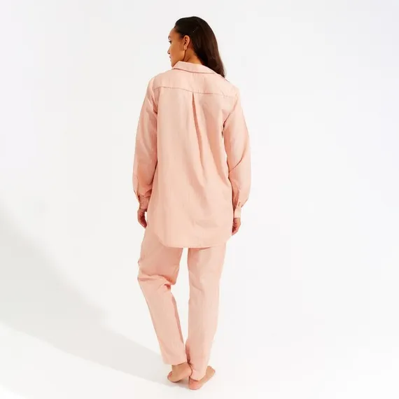 Брюки женские MINAKU: Home collection цвет персиковый, р-р 48