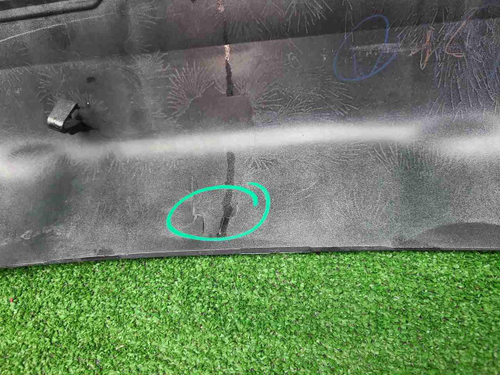 Накладка зад. бампера Mitsubishi Outlander 3 18-нв