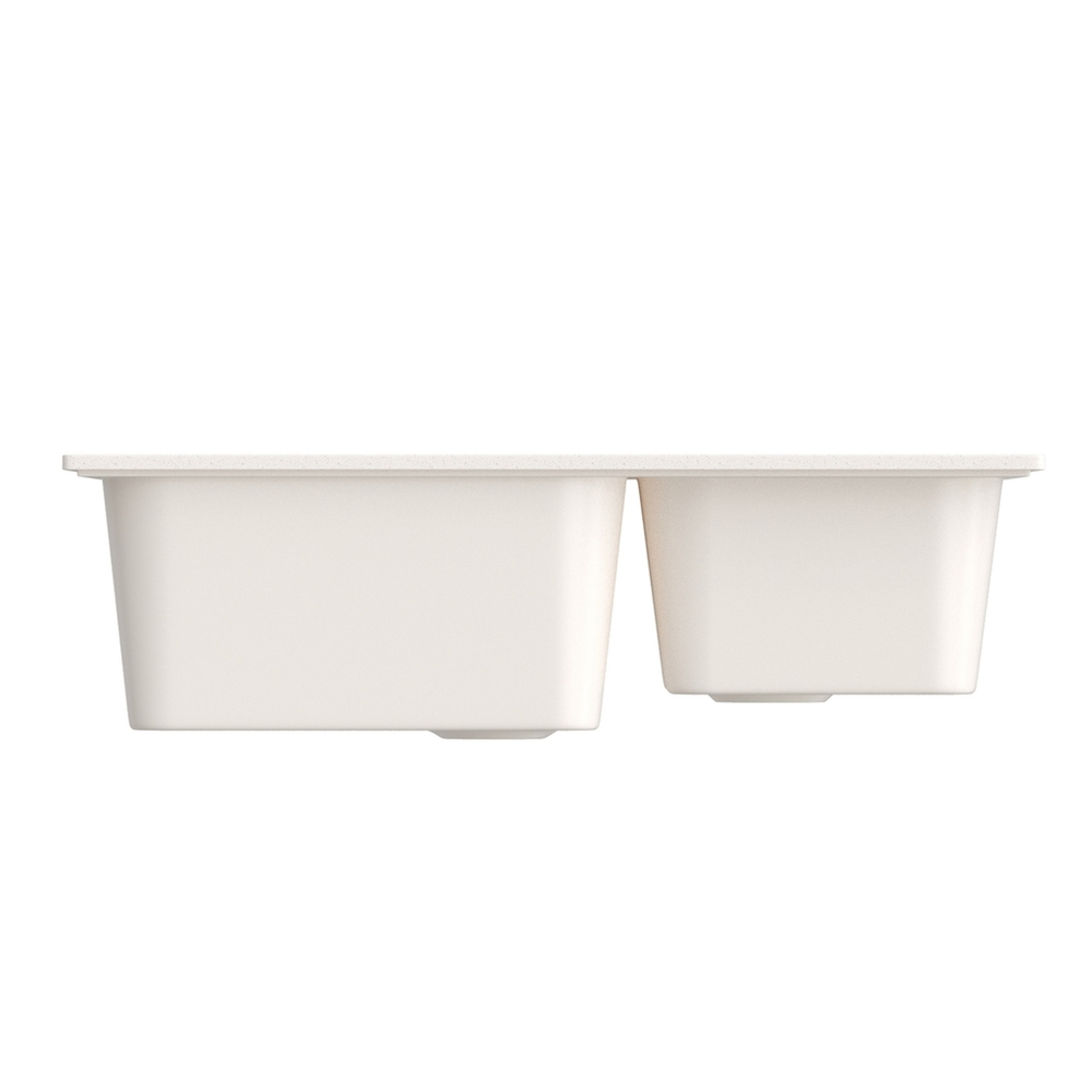 Мойка ML-GMS13 СТАНДАРТ двухчашевая, белый (331), 767*502*190мм