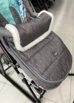 Коляска комбинированная «Наши детки» 6 с ламой серый (арт. НДТ6/1)