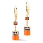 Серьги Coeur de Lion Orange-Brown 2838/20-0211