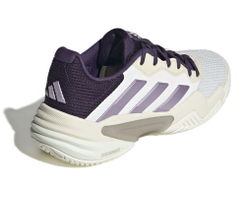 Женские Кроссовки теннисные Adidas Barricade 13 W - core white/powder plum/aurora plum