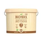 Защитный состав Bioteks Эко-сауна, полуматовый, бесцветный, 2 л, 52468