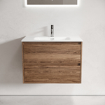 Тумба подвесная под раковину Sancos Libra, дуб чарльстон 690х450х500 мм