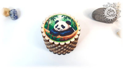 Мини-шкатулка "Мечтающая панда"