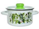 Кастрюля 1,5л "Свежая зелень" тм Appetite