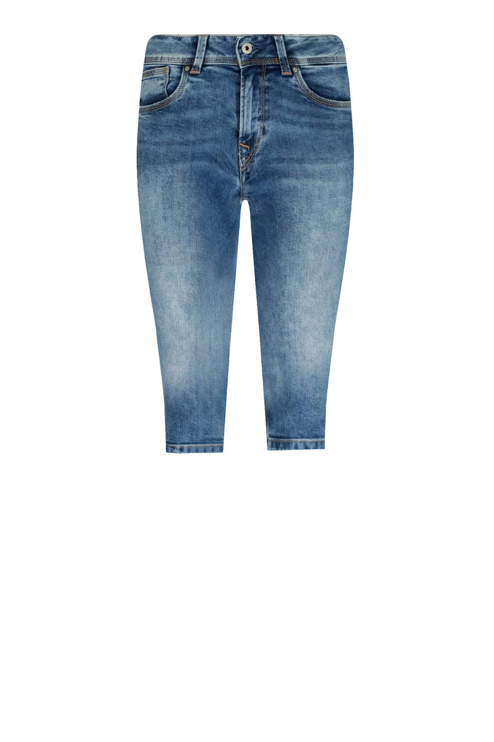 шорты saturn crop Pepe Jeans London - голубой(PL800652HG9)
