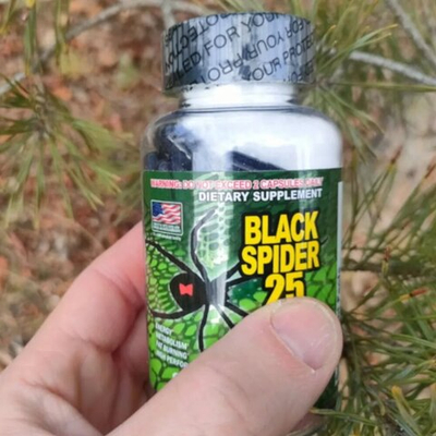 Жиросжигатель Black Spider Cloma Pharma, термогеник, 100 капсул