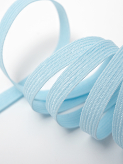 Резинка узкая бельевая цвет небесно-голубой ширина 6 мм