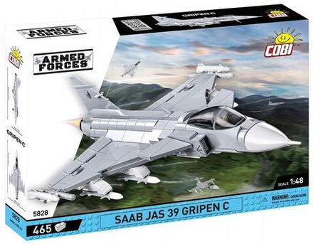 Конструктор пластиковый Cobi Saab JAS 39 Gripen C - Лёгкий многоцелевой истребитель 465эл. - Коби 5828