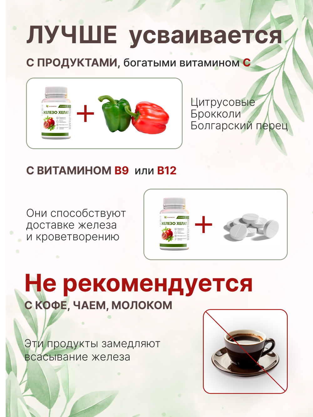 Железо Хелат 60кап