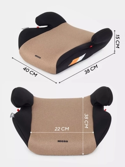 Автокресло бустер Rant Basic Micro 2.0 группа 3 (22-36кг) Beige