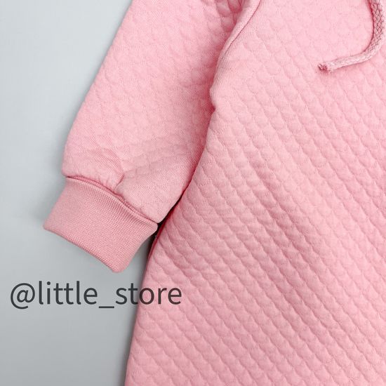 Комбинезон из капитония "Ежики" розовый жемчуг