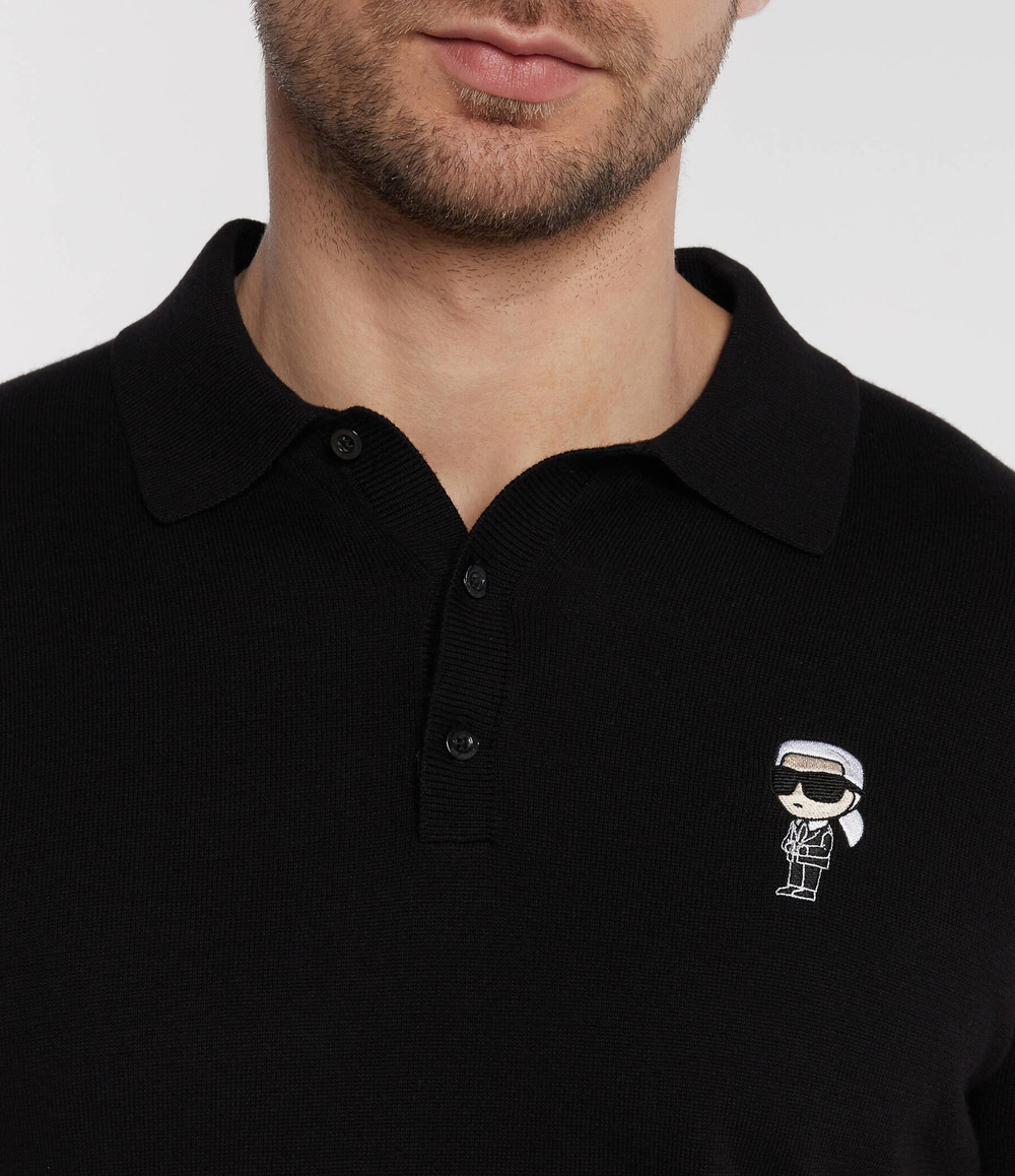 Поло Karl Lagerfeld - черный(655006 542398)