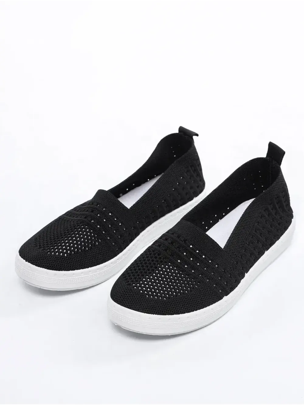 Мокасины летние текстильные