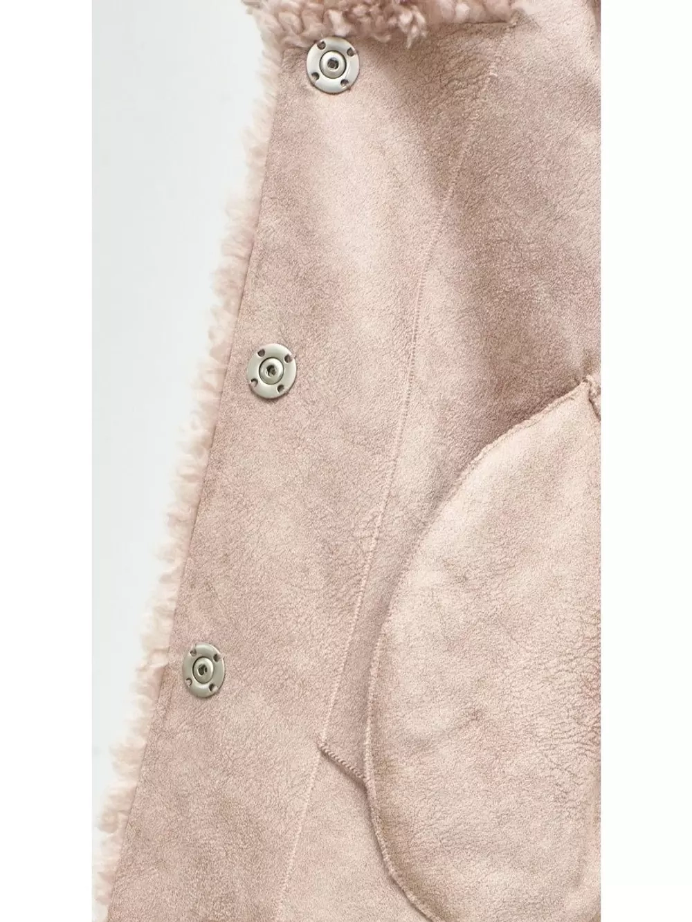 Шуба чебурашка длинная из овечьей шерсти, SilverFox (арт.S1072rm09bz)