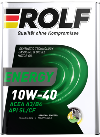 Rolf Energy 10W-40 A3/B4 SL/CF, 1 л
