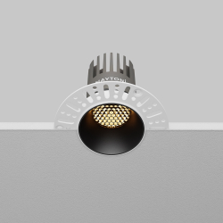 Точечный светильник встраиваемый светодиодный 9 вт под гипсокартон Maytoni Dip DL124-10W-2.7K-TRS-B