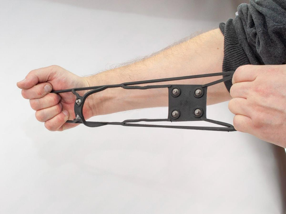 Ледоступы с шипами на пятке (PU54/М72/ черный)