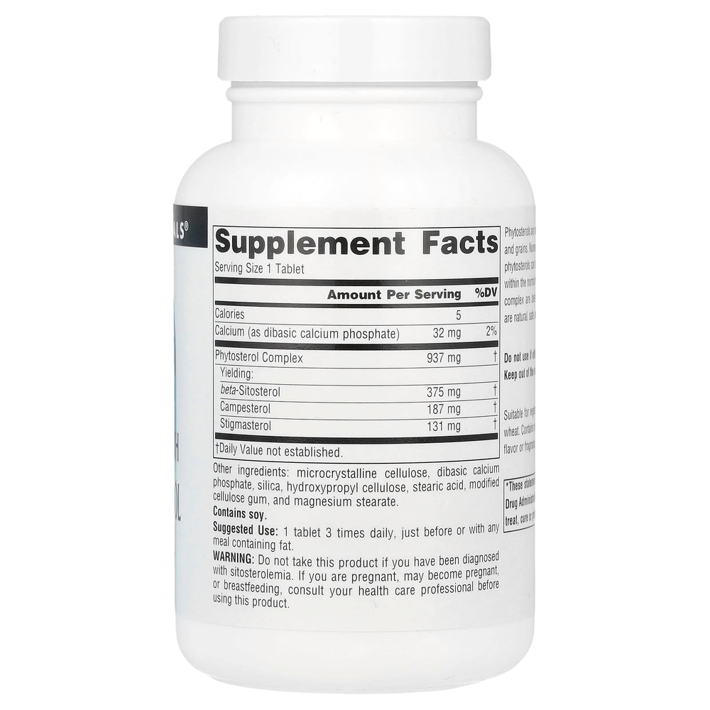 Source Naturals, бета-ситостерол, Mega Strength, 60 таблеток