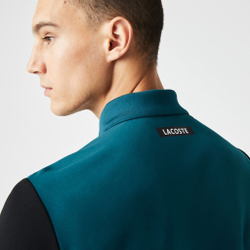 Мужское теннисное поло Lacoste Polo Men - Petrol, Black