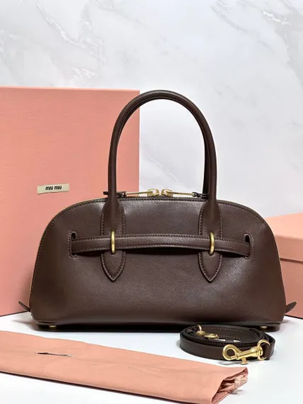 Сумка MIU MIU Aventure, Тёмно-коричневая