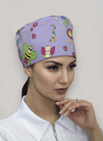 Колпак медицинский | К-117 тередо принт