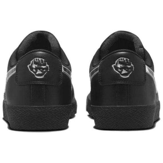 NIKE SB Blazer Кроссовки для скейтбординга Низкие Черные Унисекс
