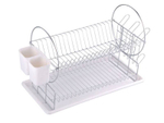 Сушилка для посуды 2-х уровневая 50*23*36см DR-1