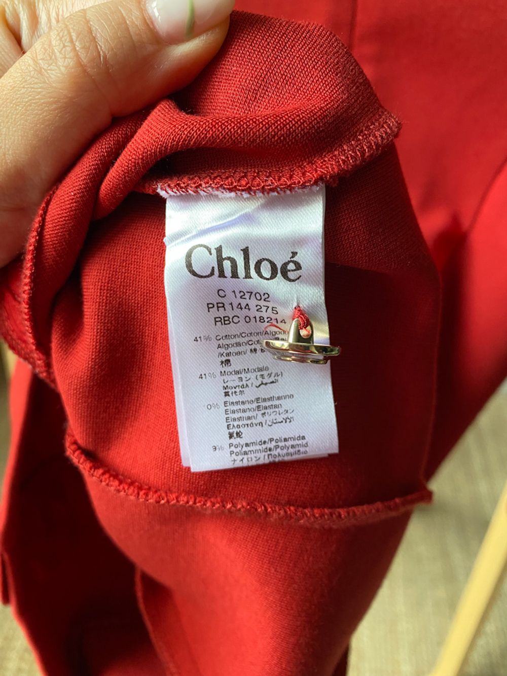 Новый хлопковое платье Chloe, 116