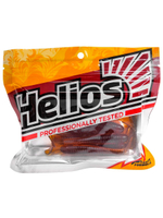 Виброхвост Helios Catcher 3,55"/9 см Black & Pearl 5шт. (HS-2-028)