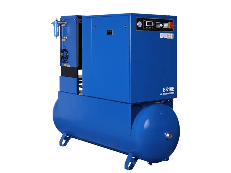 Винтовой компрессор Remeza ВК10E-10-500Д на ресивере 500л с осушителем