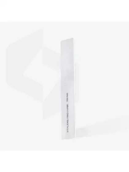 Пилка широкая прямая минеральная для ногтей 180/240 грит