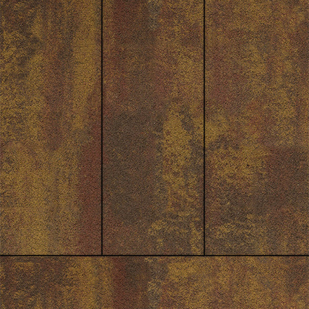 Тротуарная плитка ПРЯМОУГОЛЬНИК 900х300 мм - Листопад гранит Осень