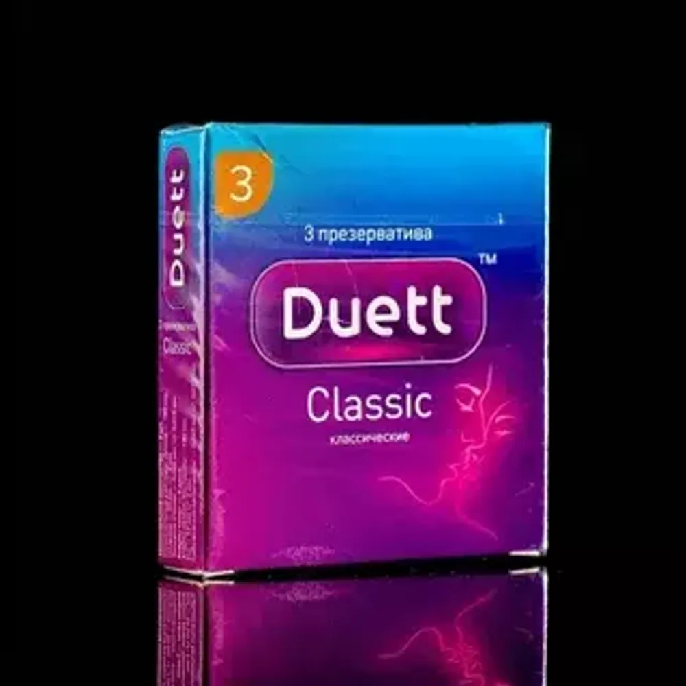 Презервативы DUETT classic 3 шт.(Индия)