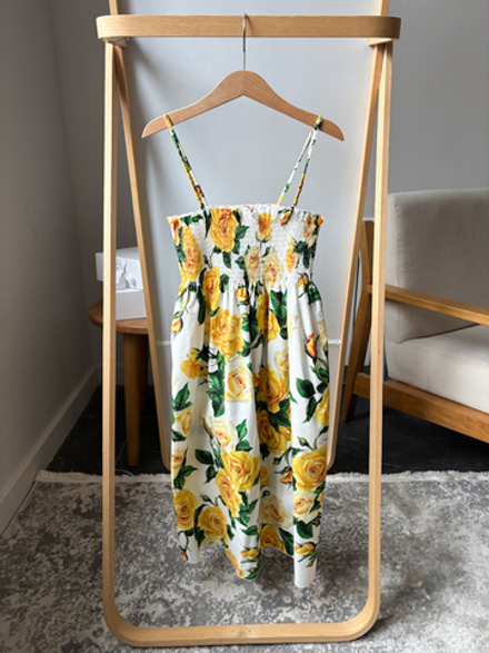 Хлопковое платье сарафан Dolce & Gabbana, 152