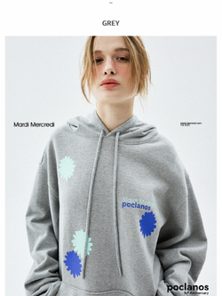 товары POCLANOS X MARDI OVERSIZED HOODY