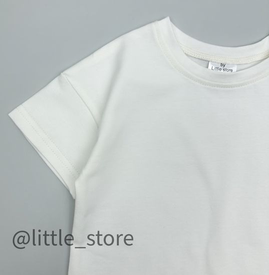 Футболка хлопковая "Bright" Молочная