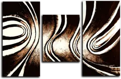 Модульная картина "Абстракция ветра"