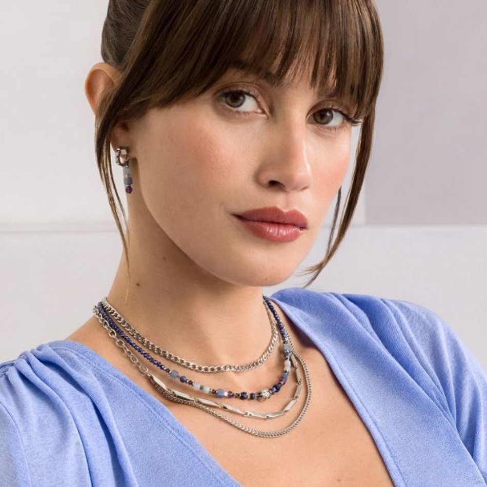 Колье Coeur de Lion Blue 4347/10-0700
