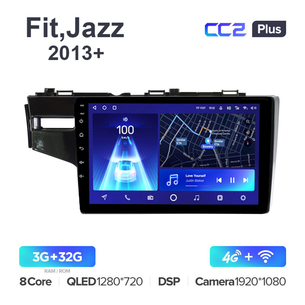 Teyes CC2 Plus 10,2"для Honda Fit, Jazz 2013+