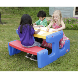 Большой пикниковый столик Little Tikes 4668 синий для детей от 3 лет — фото 3