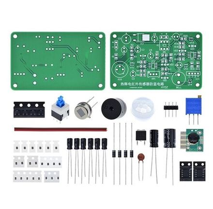 Набор для самостоятельной сборки пайки "Сигнализация с ИК-датчиком HC-SR501 с SMD компонентами"
