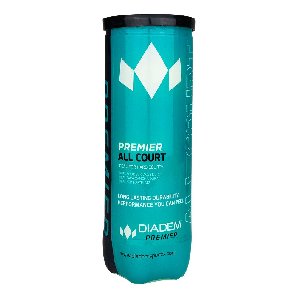 Мячи для большого тенниса DIADEM Premier All Court 3B, BALL-CASE-ALLCRT, упаковка 3 мяча, ITF