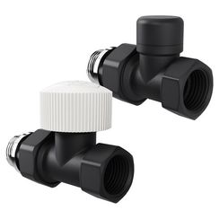 Набор термостатический прямой Royal Thermo Design 1/2quot;М30х1,5 (Черный)
