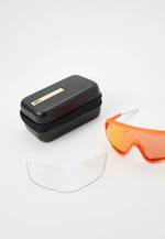 Спортивные очки 100% Glendale / Soft Tact Neon Orange / HiPER Red Multilayer Mirror Lens