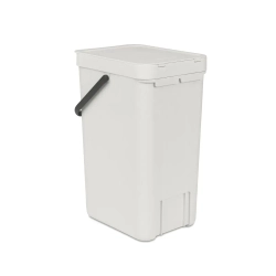 Brabantia Контейнер для мусора Sort & Go 16л Светло-серый