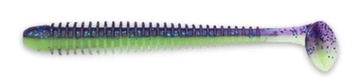 Приманка силиконовая Keitech Swing Impact 2" PAL #06 Violet Lime Belly